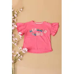 GENERICO - Polo Básico Niña Cuello Redondo Alto Samantha Color Fucsia Estacion 108