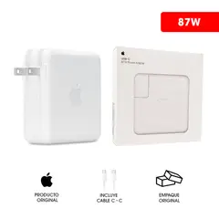OEM - Cargador Macbook tipo C 87w ORIGINAL