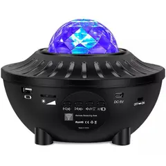 GENERICO - Proyector de Luces Galaxia Led Con Parlante Bluetooth Decorativo