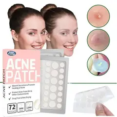 GENERICO - Parches Anti Acné Hidrocoloides Acne Patch 72 Pcs Espinillas Genieka