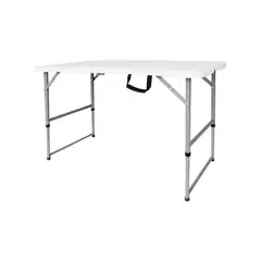 GENERICO - Mesa Plegable Tipo Maleta de 120cm Blanco