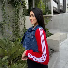 BENCUS JEANS - Casaca Jean Franela Mujer Track