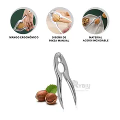 RYBIU IMPORT - Tenaza de Acabado Elegante en Color Acero Y+Regalo Stickers