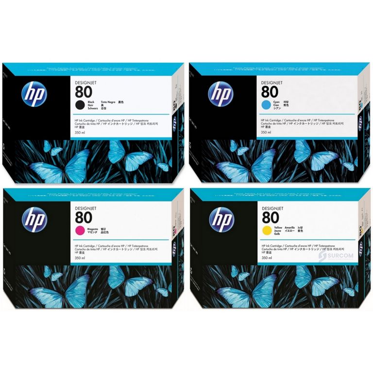 Kit de Cartuchos de Tinta 80 (350 ml) Original
