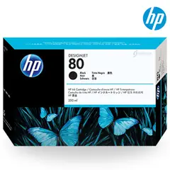 HP - Cartucho de Tinta 80 Negro Original de 350 ml