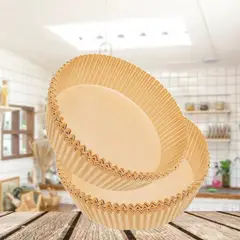 TODO FIT - Almohadillas de papel desechables Redondo x50unid para freidora