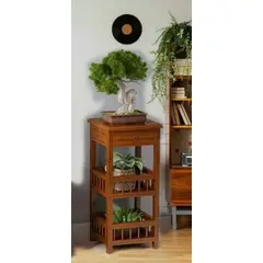 NACION MUEBLES - VELADOR BELLA COLOR MARRON