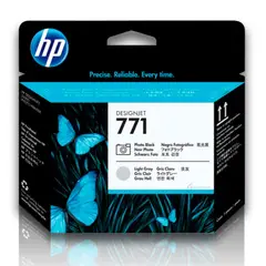 HP - Cabezal de Impresión 771 Photo Black/Light Gray Original