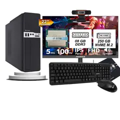 INTEL - Computadora Pc Core I7 3770 Monitor 22 fhd' RAM 8GB SSD 256GB
