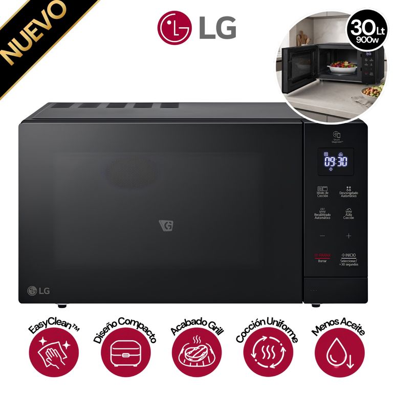 Horno Microondas MH7032JAS Easy Clean 30 Litros