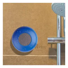 GENERICO - Parlante Resistente al Agua en Color Azul Y+Regalo Agendita