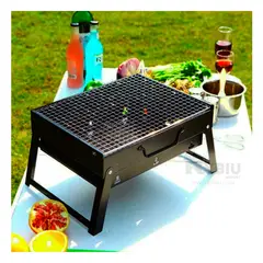 RYBIU IMPORT - Bbq con Patas Desmontables en Negro Y+Envoltorio de Regalo
