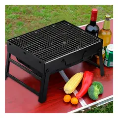 RYBIU IMPORT - Bbq Ligera y Resistente al Fuego en Negro Y+Regalo Agendita
