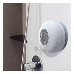 GENERICO - Parlante Moderno de Silicona Color Blanco Y+Papel de Regalo