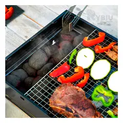 GENERICO - Estufa Practica y Desmontable en Negro Y+Ligas de Regalo