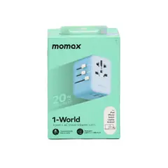 MOMAX - 20W PD Adaptador de corriente de cargador rápido de viaje global