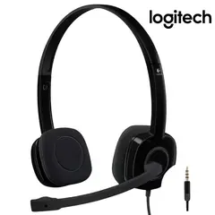 LOGITECH - AUDIFONO CMICROF H151 STEREO BLACK 981-000587
