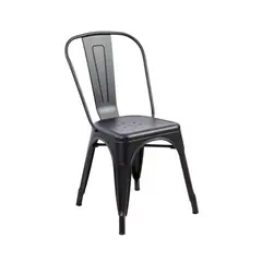 OFIDEAS - Silla Interlocutora Terek Negro Metal