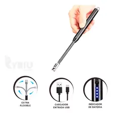 RYBIU IMPORT - Chispero para Hornillas en Negro Y+Ligas de Regalo