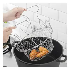 GENERICO - Cesta para Cocinar Brocoli de 23 cm Y+Regalo Stickers