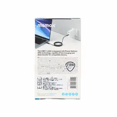 MOMAX - Cable ELITE LINK DC22 1.2 metro USB C a USB C cable 100w