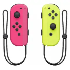 GENERICO - Joy con para nintendo switch joycon L y R inalámbrico Verde y Rosa