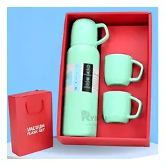 RYBIU IMPORT - Frasco de Vacio Termico en Verde 500ml Y+Gift MiniAgenda