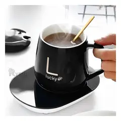 RYBIU IMPORT - Set Calentador de Taza en Caja de Color Negro