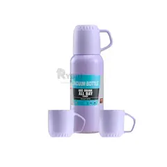 GENERICO - Frasco Termico en Lila 500ml Y+Envoltorio de Regalo