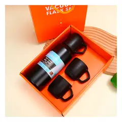 GENERICO - Termo para Bebidas Frias en Negro 500ml Y+Papel de Regalo