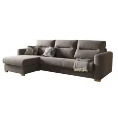 YOLODECORO - Seccional con Chaise Longue a la Izquierda Faro Gris