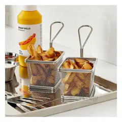 GENERICO - Canasto Practico de Nuggets en Plateado Y+Gift MiniAgenda