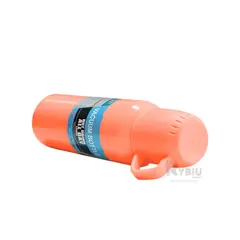 GENERICO - Frasco de Acero Duradero Naranja 500ml Y+Regalo Stickers