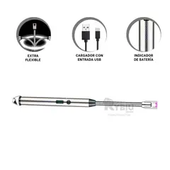 GENERICO - Dispositivo Chispero en Plateado Y+Regalo Ligas para Peinar