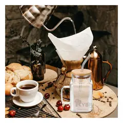 GENERICO - Vaso con Tapa y Cañita Transparente 500ml Y+Papel de Regalo