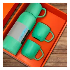 GENERICO - Termo Perdurable de Color Verde 500ml Y+Papel de Regalo