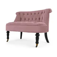 YOLODECORO - Butaca para 2 Bouji Rosa Empolvado