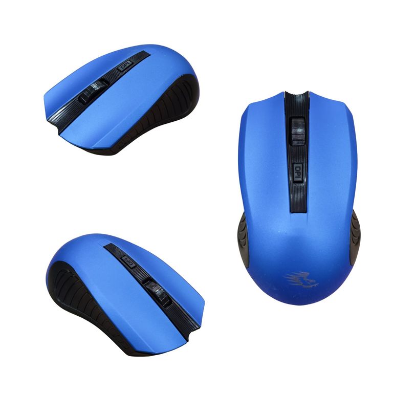 Mouse inalámbrico Azul