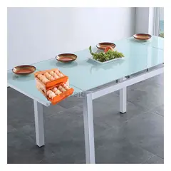 GENERICO - Estante Practico Doble Bandeja Anaranjado Y+Regalo Stickers