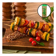 GENERICO - Set de Brochetas de Bambu para Bocadito Y+Gift MiniAgenda