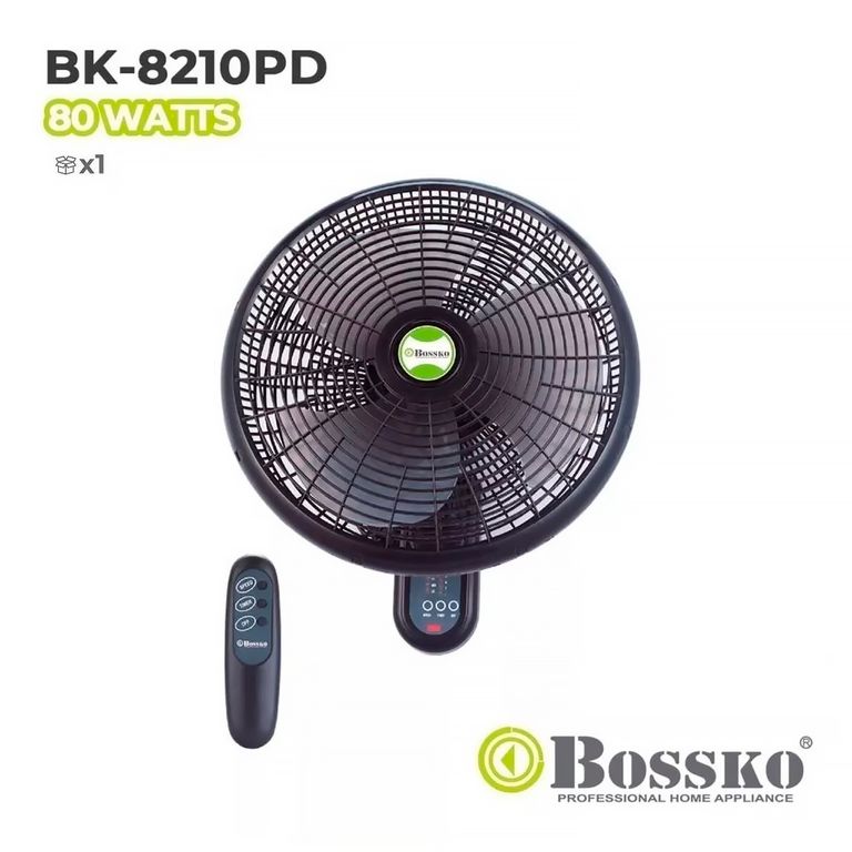 Ventilador De Pared De 16 Bk8210pd Control Remoto
