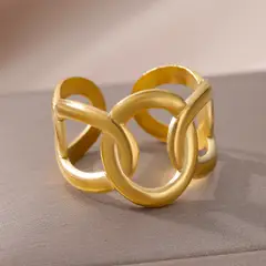 KAST PE - Anillo Regulable de acero inoxidable para mujer - Olivia