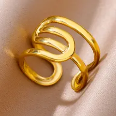 KAST PE - Anillo Regulable de acero inoxidable para mujer - Chiara