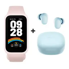 XIAOMI - SmartBand 9 Active + Audifonos Buds 6 Play Celeste