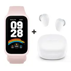 XIAOMI - SmartBand 9 Active + Audifonos Buds 6 Play Blanco