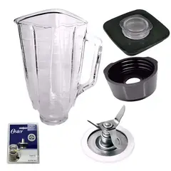 OSTER - Kit de accesorios vaso,tapa,rosca,pin y cuchilla