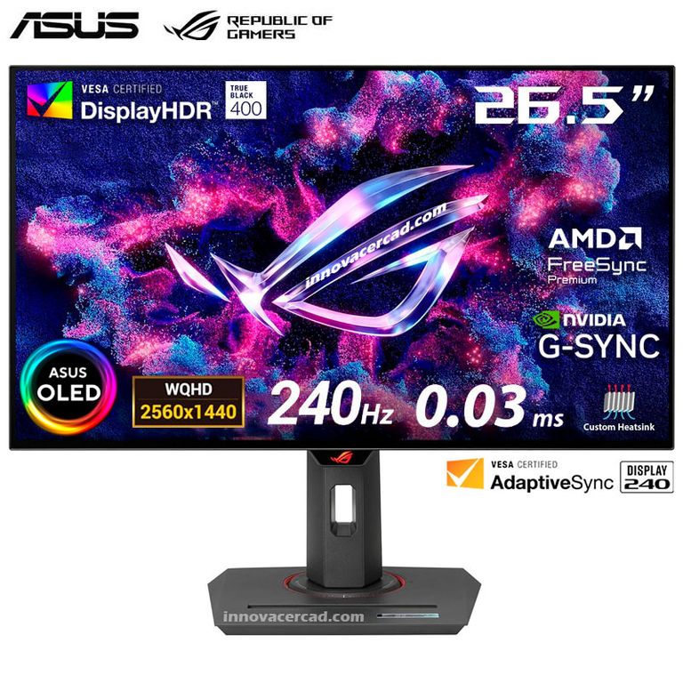 Monitor Rog Strix OLED XG27AQDMG 27 WQHD 2K 240HZ 0.3MS GTG