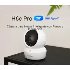 EZVIZ - CAMARA WIFI H6C 3MP 2K AUDIO BIDIRECCIONAL GIRO 360º GRADOS
