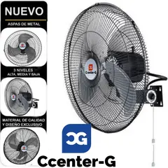 UG ULTRA G - Ventilador 18pulgadas De Pared semi Industrial Cccenter G 80W Negro