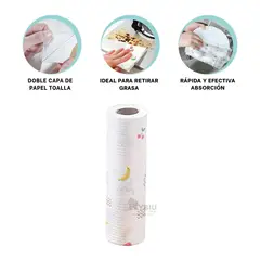 RYBIU IMPORT - Absorvente Idoneo para Grasa Y+Regalo Ligas para Peinar